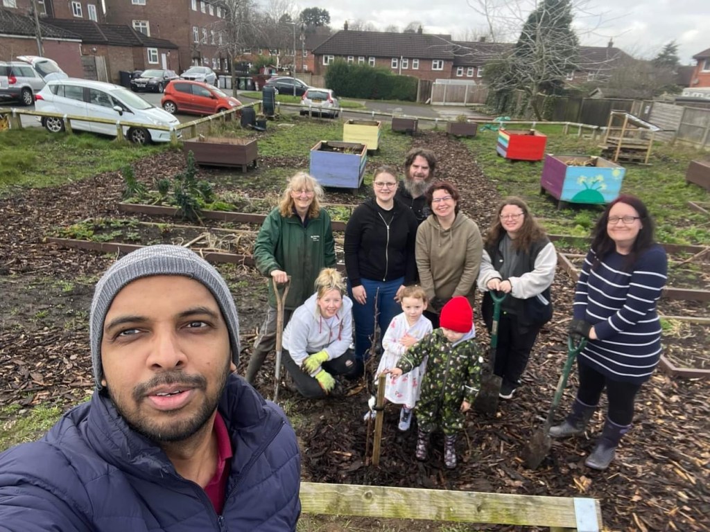 Friendship garden planting