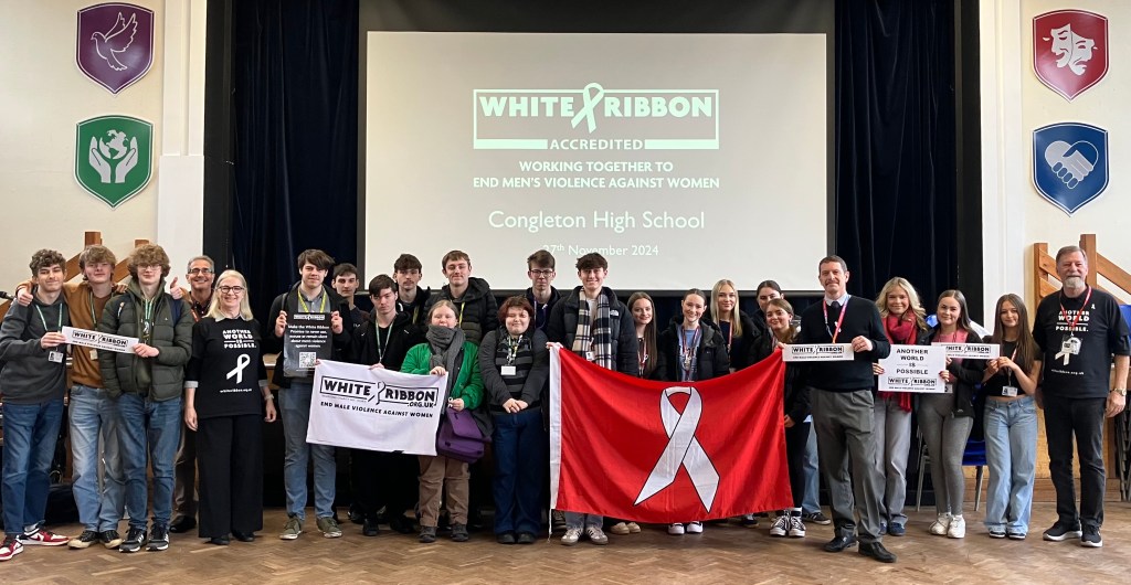 Congleton High School Supporting White Ribbon