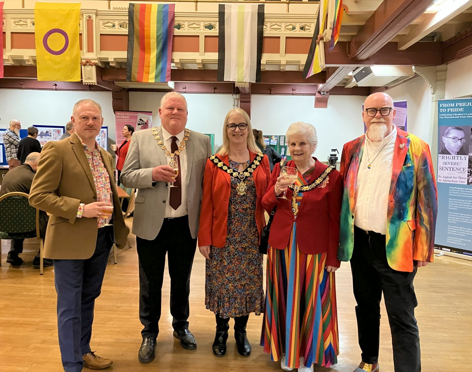 Mayors at Pride event