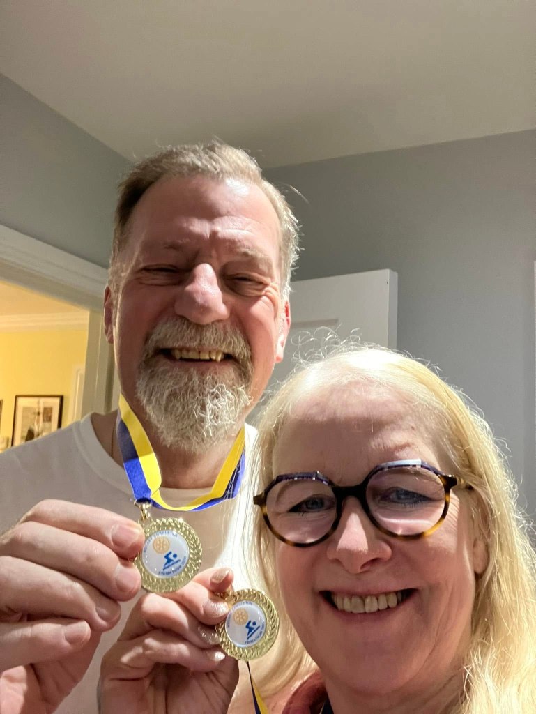 Montage of Mayor Kay Wesley's engagements for March and April 2025