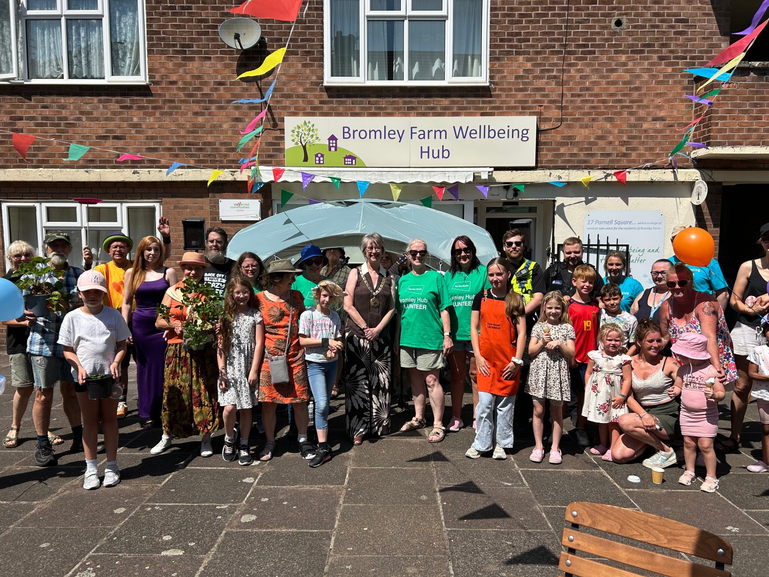 Group at Bromley picnic